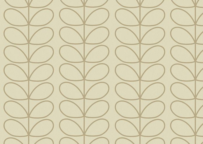 Orla Kiely Linear Stem, Natural - Twist&Fit Roman Blind - Image 8